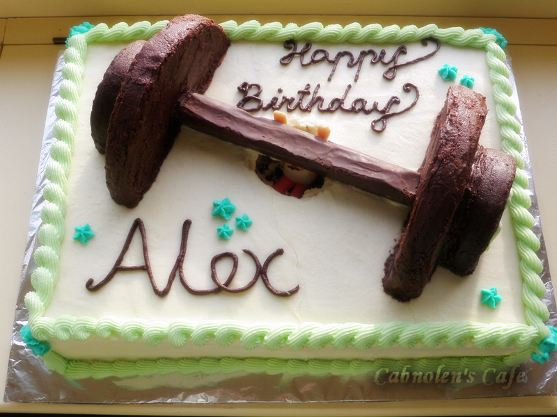 Happy Birthday Alex Cake