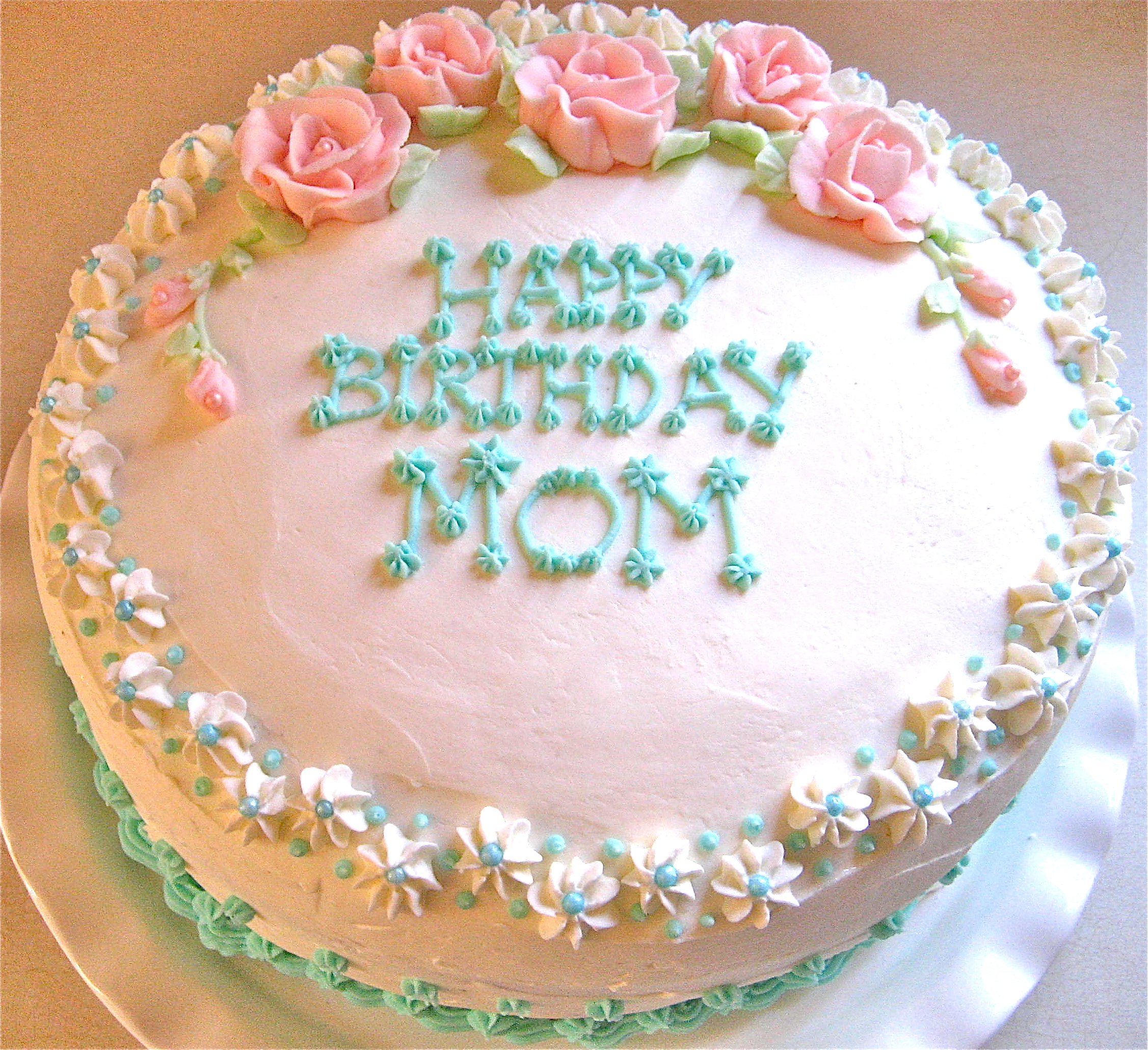 Happy Birthday Mom Cake