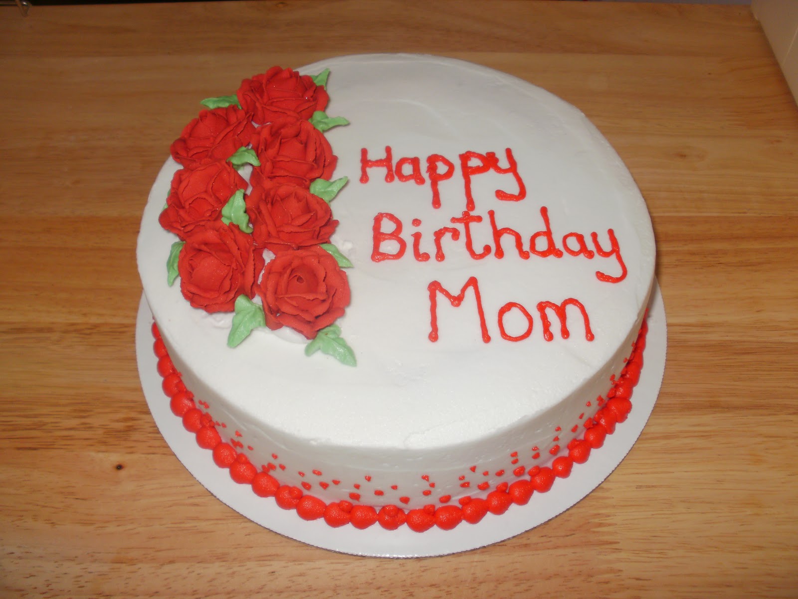 Happy Birthday Mom Cake