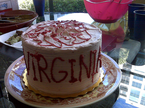 Happy Birthday Virginia Cake