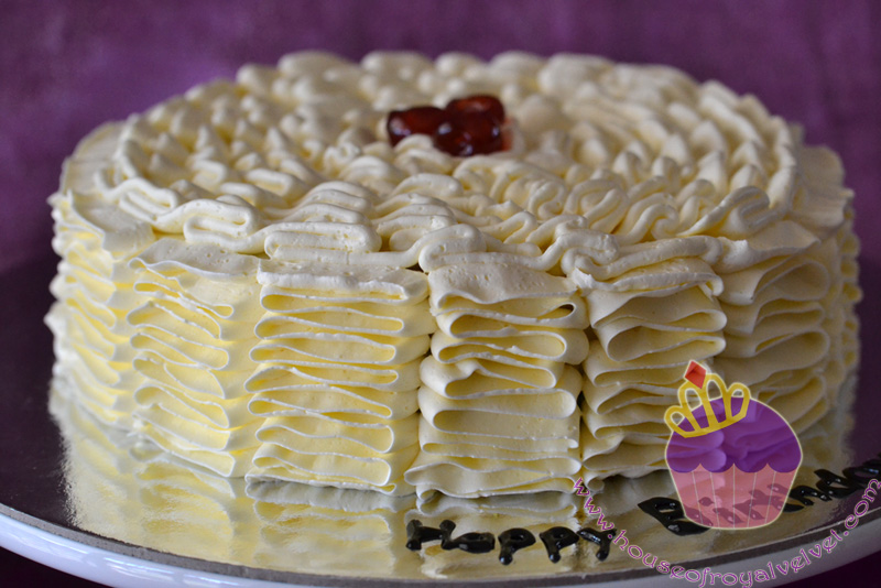 How to Make Ruffle Cake with Buttercream