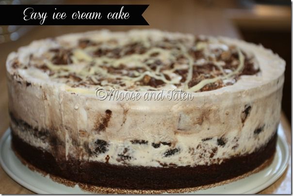 Ice Cream Cake Recipe