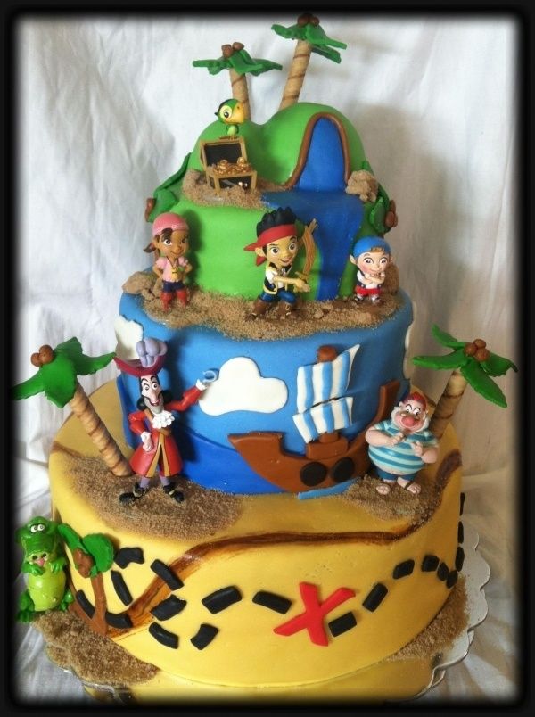 9 Photos of Jake The Pirate Birthday Cakes For Boys