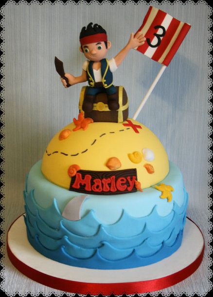 Jake and Neverland Pirates Birthday Cake