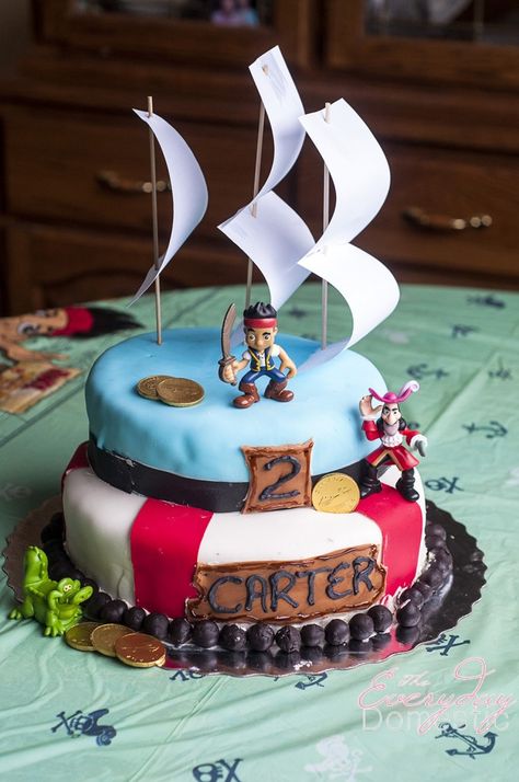 Jake and the Neverland Pirates Birthday Cake