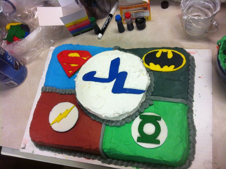 Justice League Cake