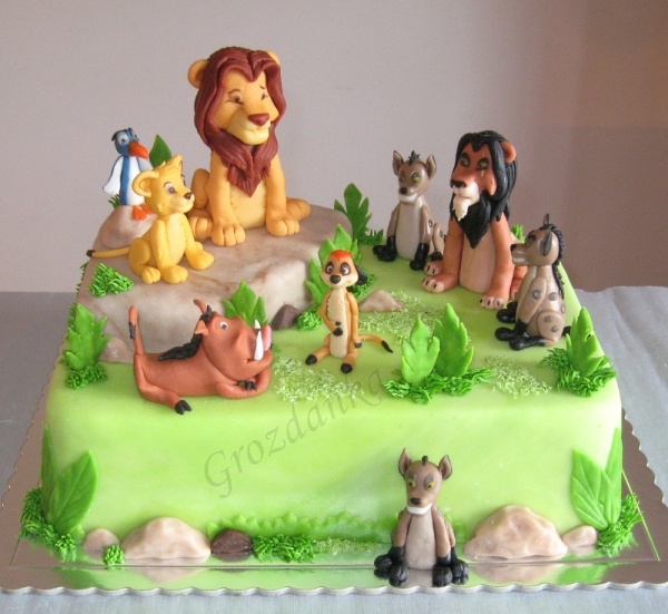 Lion King Birthday Cake