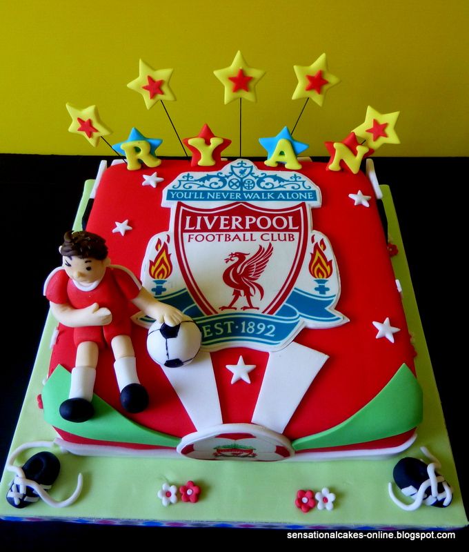 Liverpool Football Club Birthday Cake