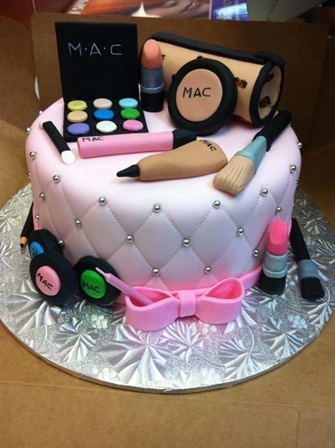 Makeup Birthday Cake Ideas