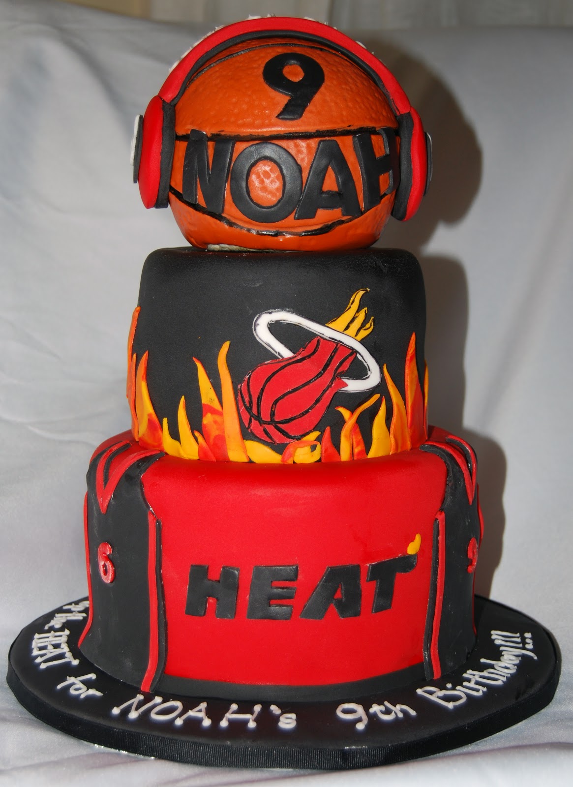 10 Photos of Miami Heat Birthday Cakes For Boys