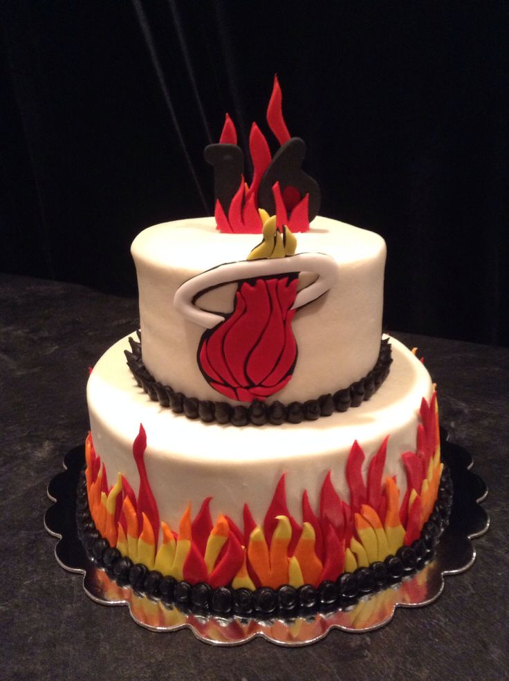 Miami Heat Cake