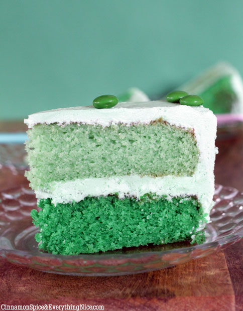 Mint Green Ombre Cake