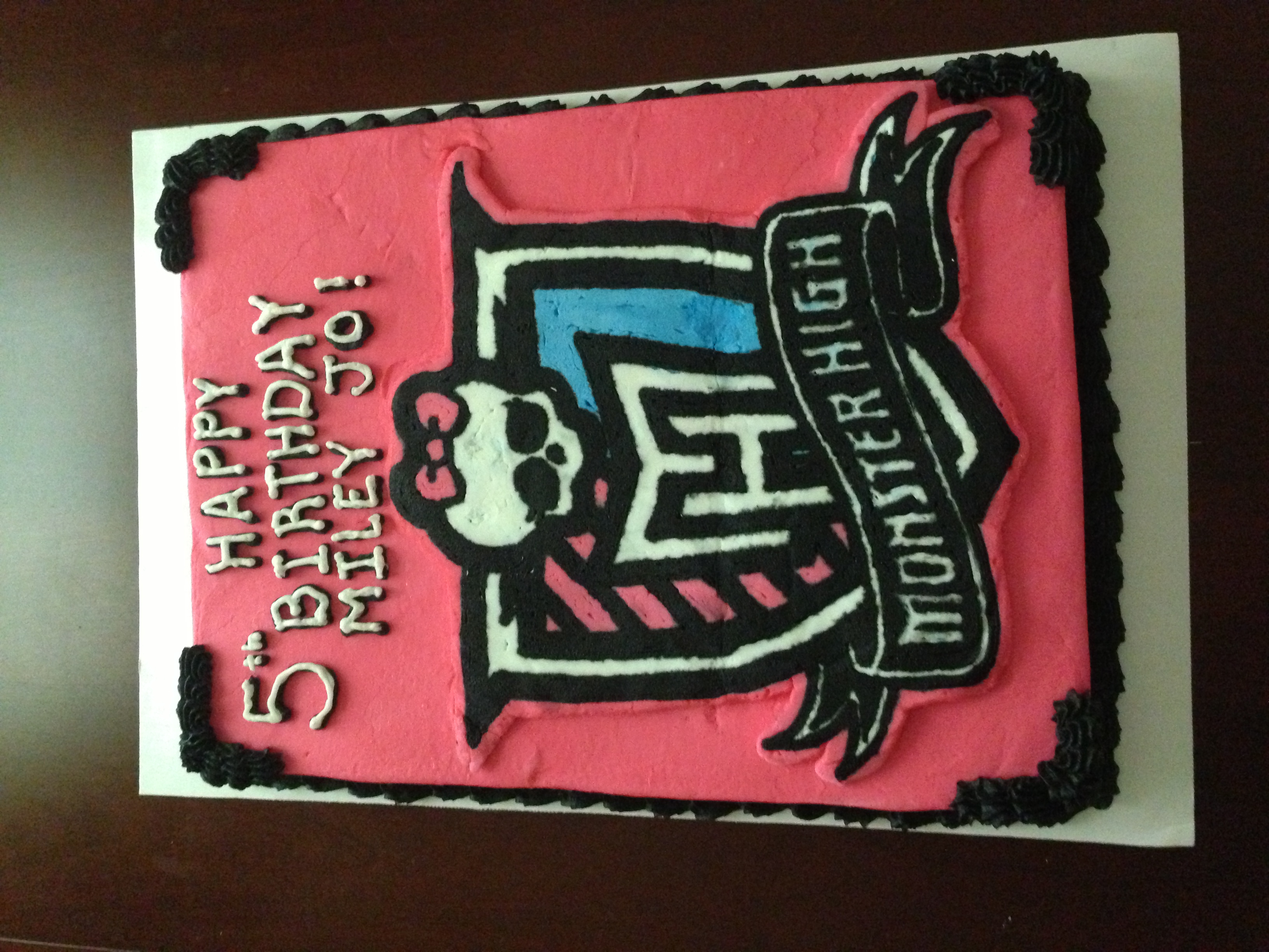 Monster High Sheet Cake