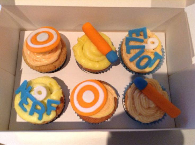 Nerf Party Cupcake Ideas