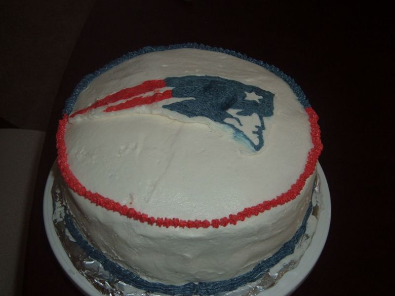 New England Patriots Birthday Cake