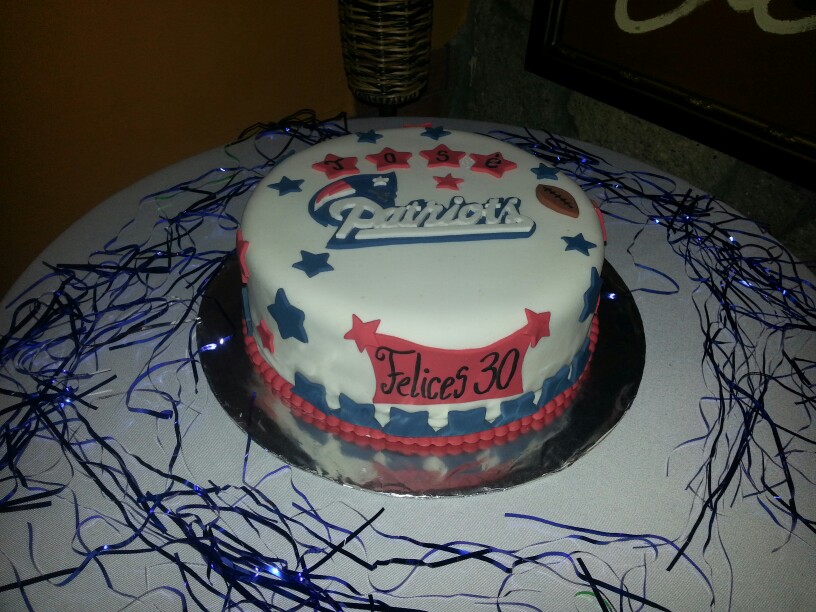 New England Patriots Cake