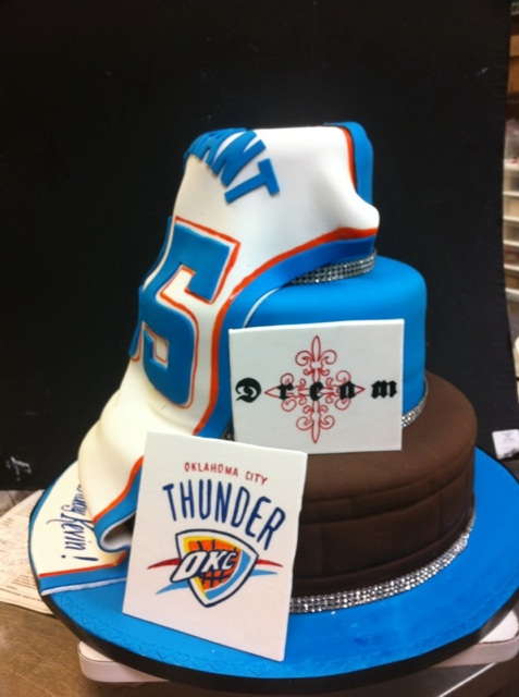 OKC Thunder Birthday Cake