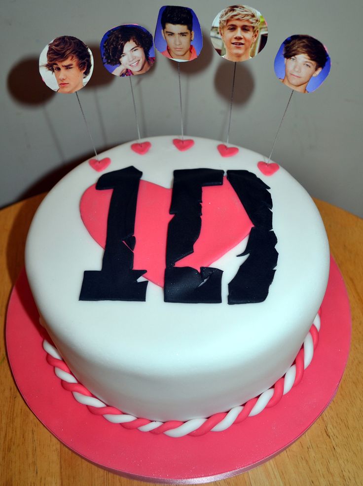 One Direction Happy Birthday Cake