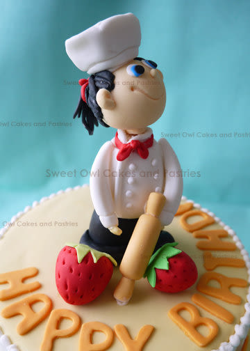 Pastry Chef Birthday Cake