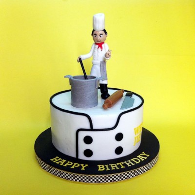 Pastry Chef Graduation Cake