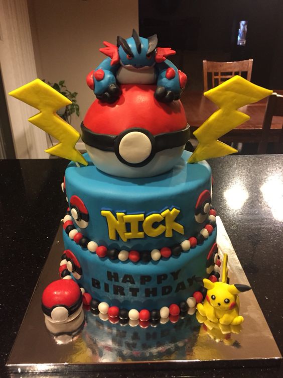 Pokemon Birthday Cake