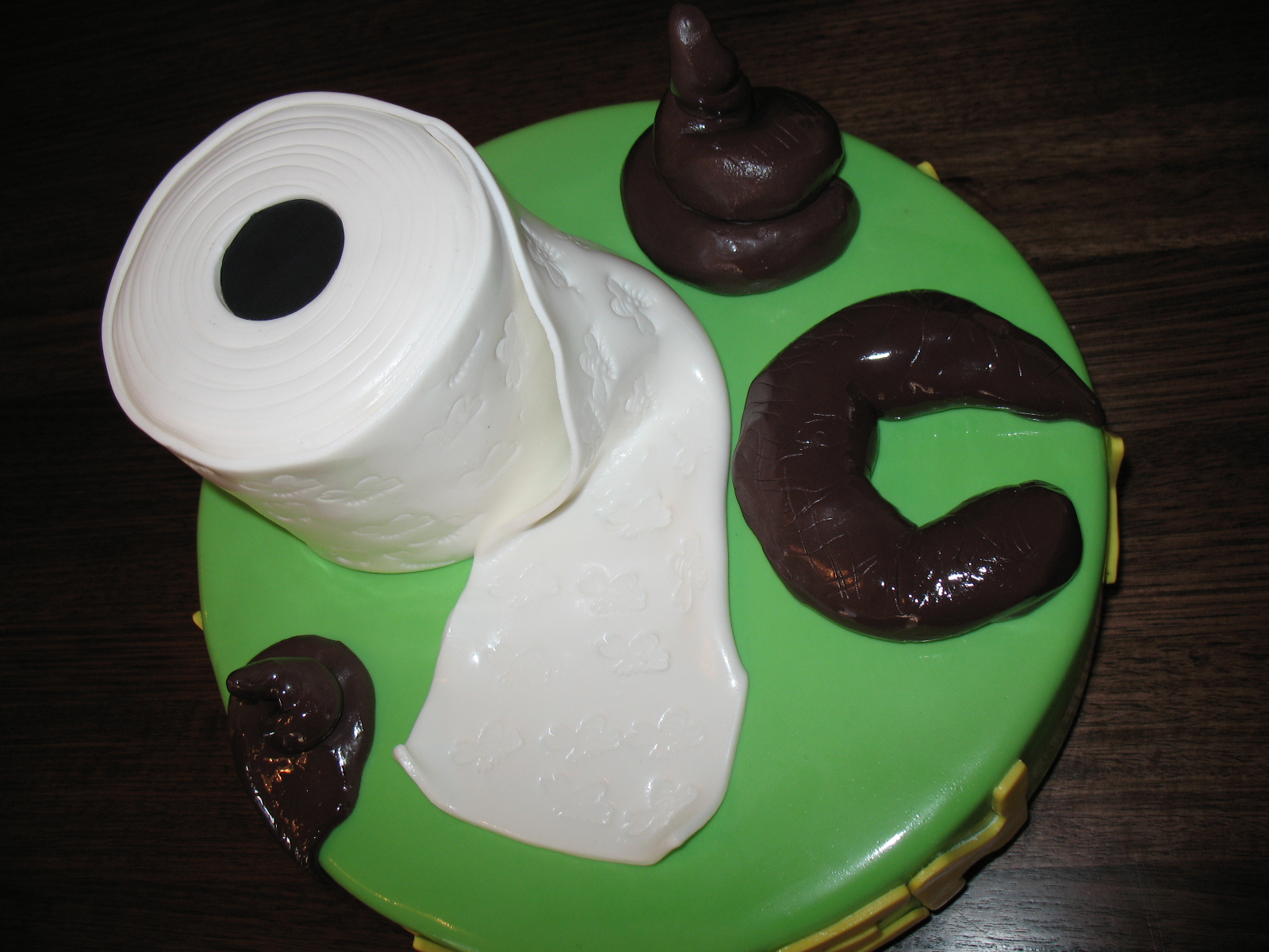 Poo Happy Birthday Cake