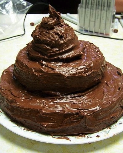 Poop Birthday Cake