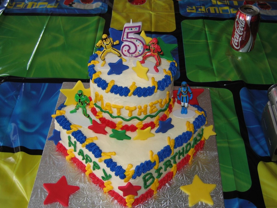 Power Ranger Birthday Cake Ideas