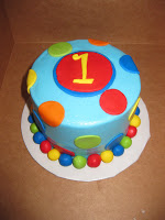 Primary Colors Birthday Cake