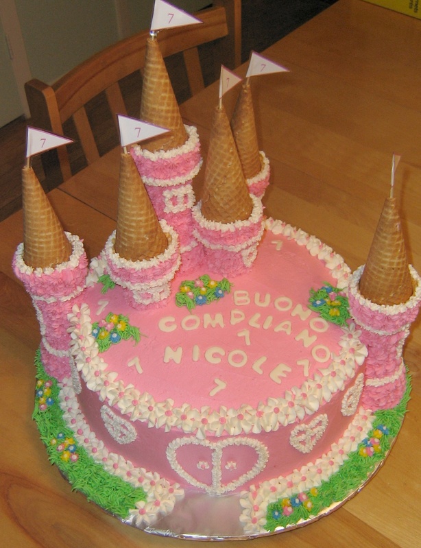 Princess Castle Birthday Cake for Girls