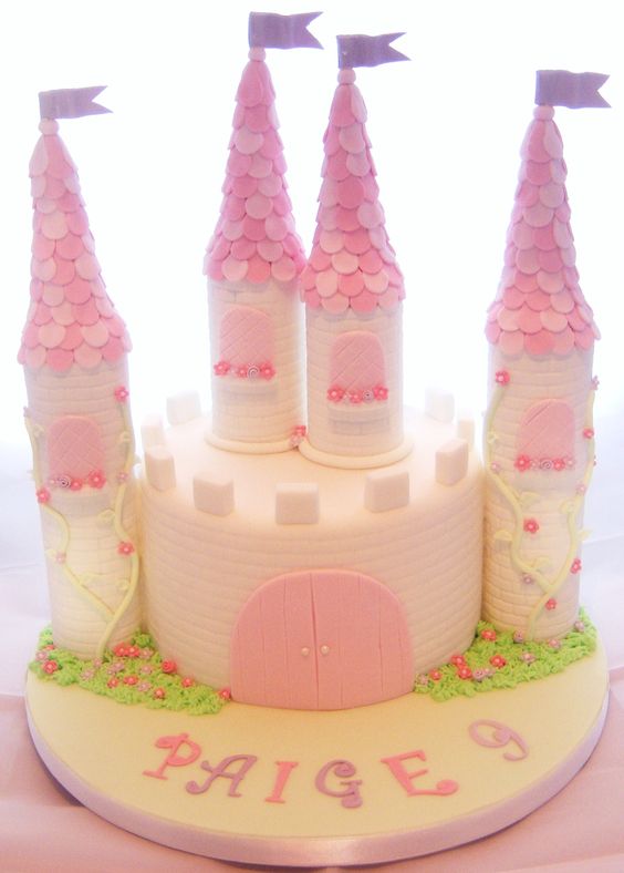 Princess Castle Birthday Cake