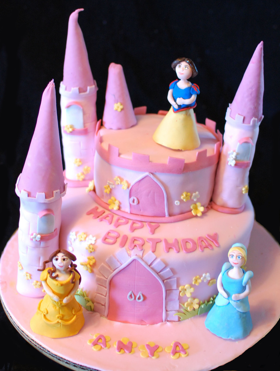 Princess Castle Birthday Cake