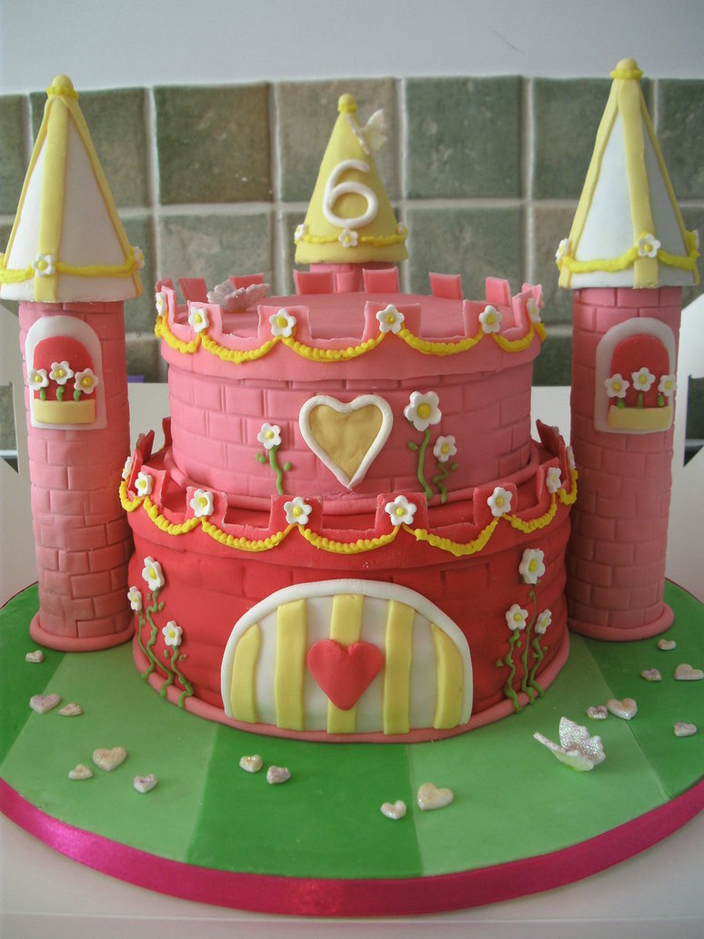 Princess Castle Birthday Cake