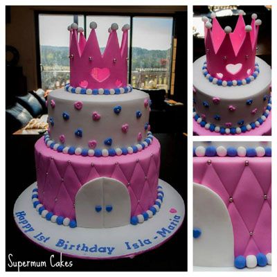 Princess Crown Birthday Cake