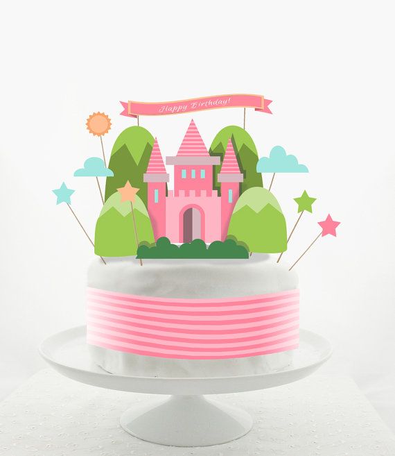 Printable Happy Birthday Cake Topper