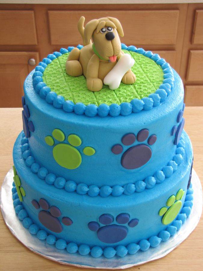 Puppy Dog Birthday Cake