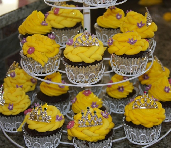 Rapunzel Cupcakes