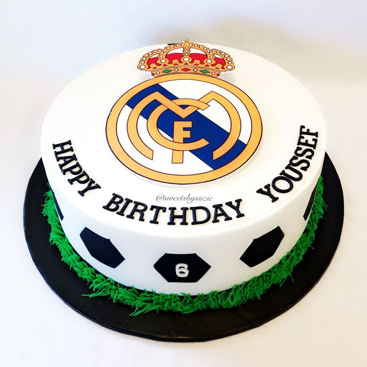 9 Real Madrid Football Cakes Photo Real Madrid Soccer Cake Real