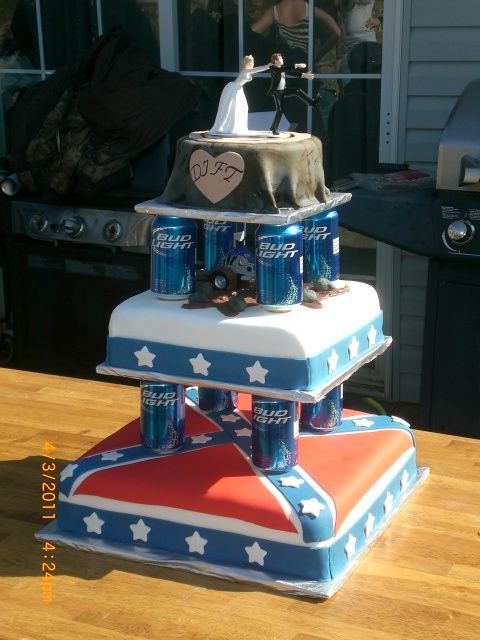 12 Country Redneck Wedding Cakes Photo Redneck Mud Truck Wedding