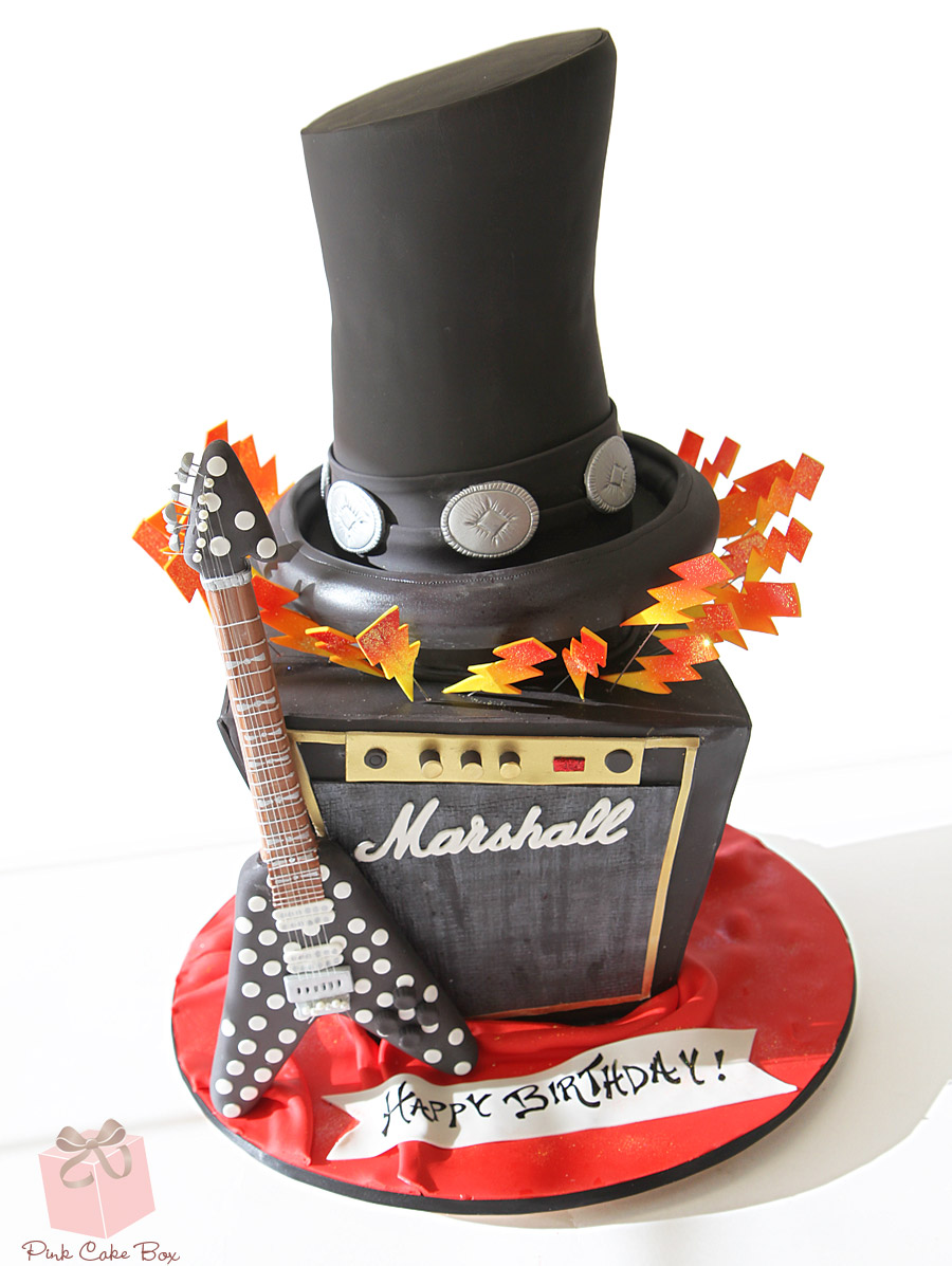 Rock'n Roll Birthday Cake