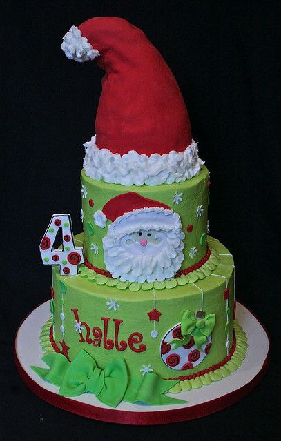 Santa Birthday Cake