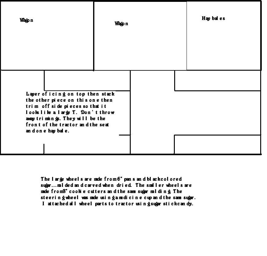 Sheet Cake Cutting Template