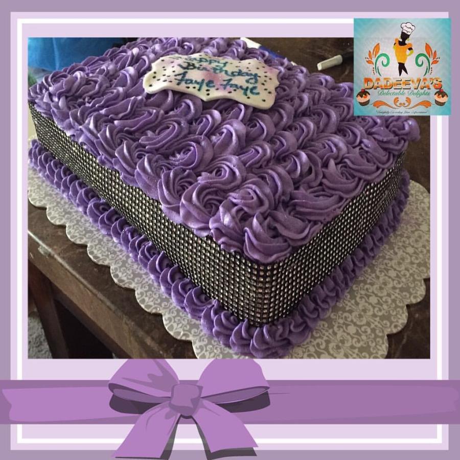 Sheet Cake with Bling