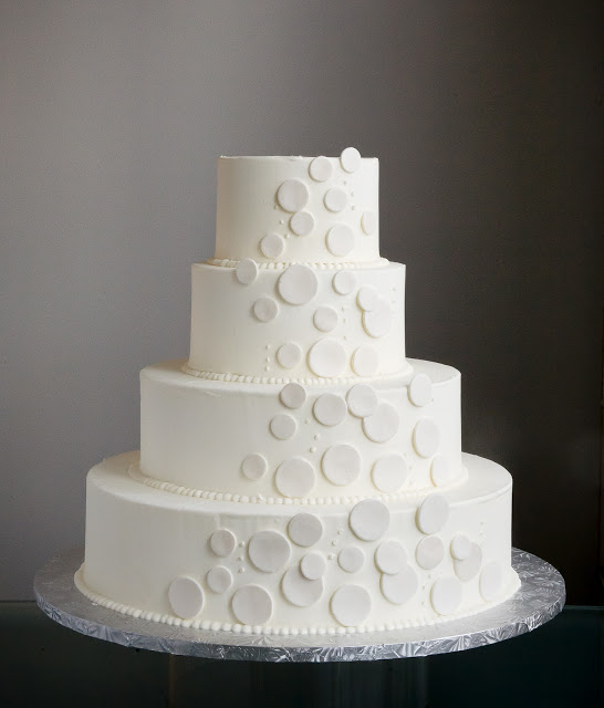 Simple Buttercream Wedding Cake