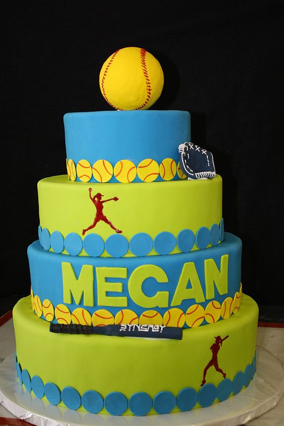 Softball Pitcher Cake