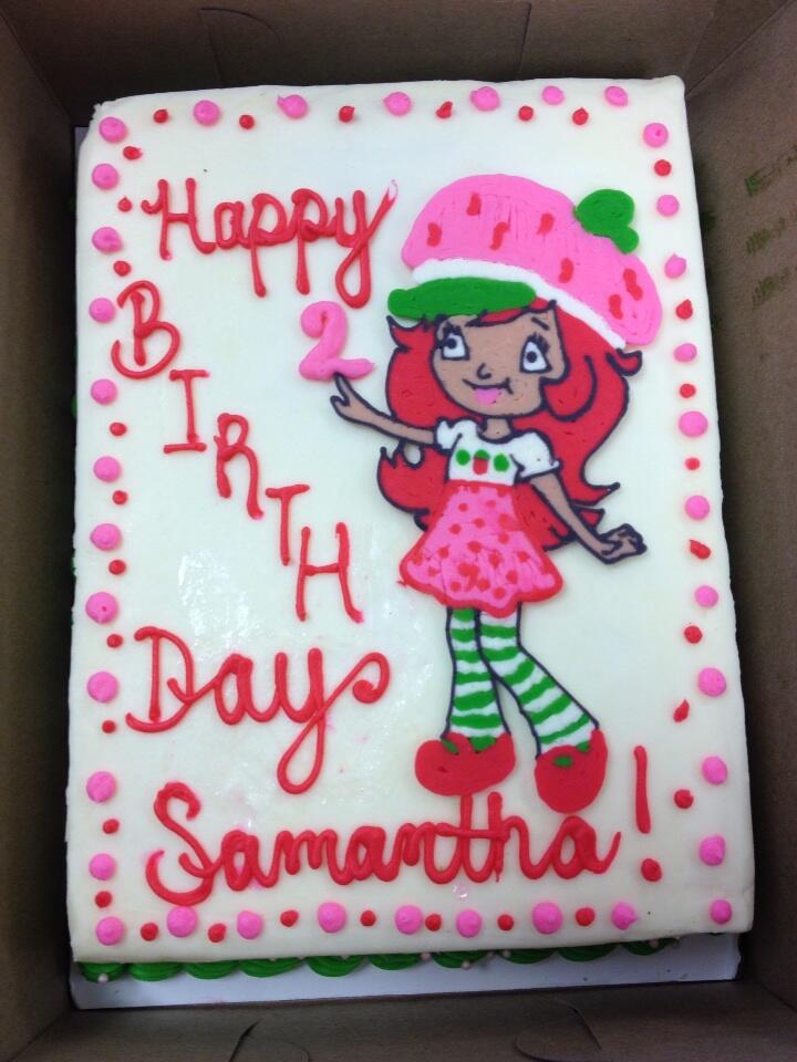 Strawberry Shortcake Sheet Cake