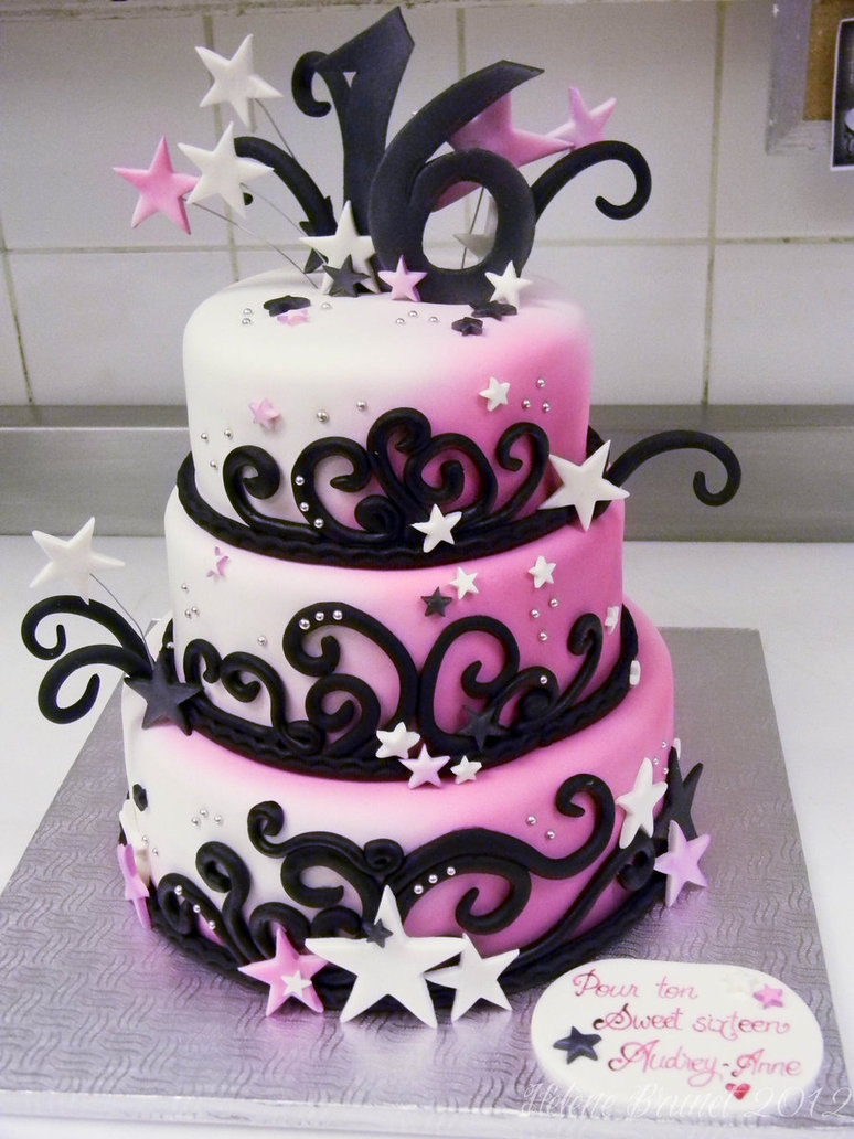 Sweet 16 Birthday Cake Idea