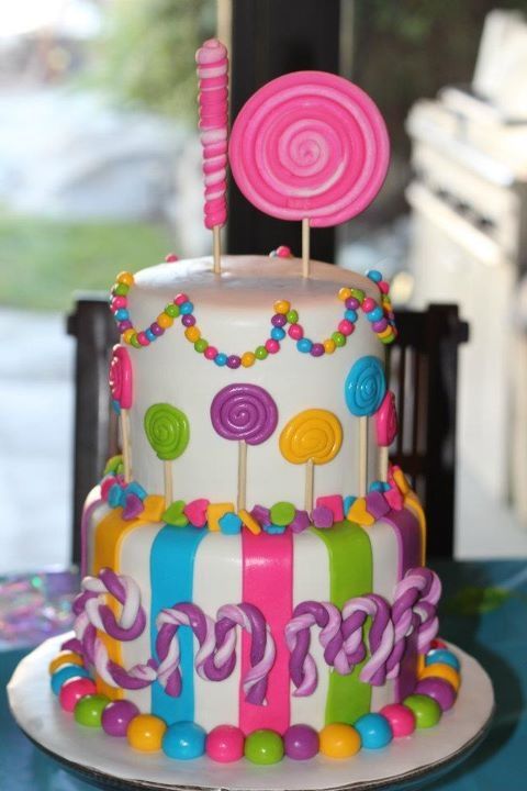 Sweet Shoppe Birthday Cake