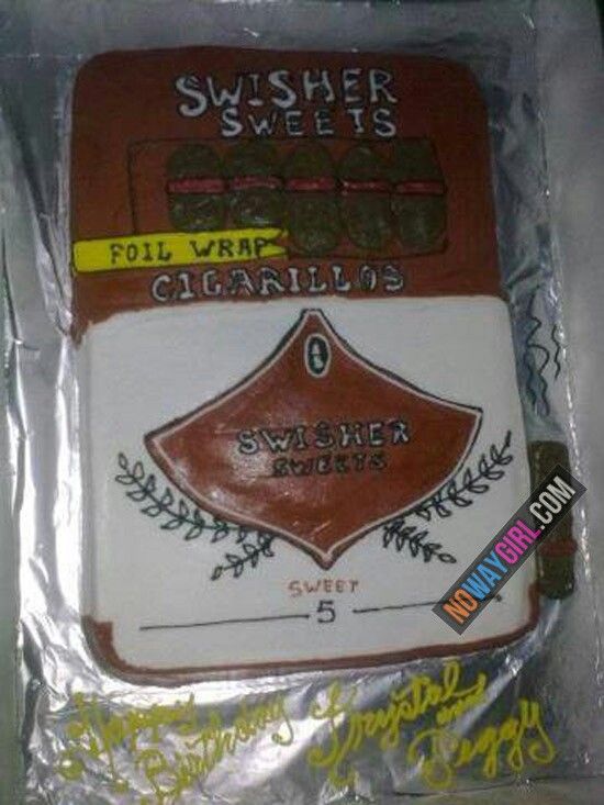 Swisher Sweets Birthday Cake