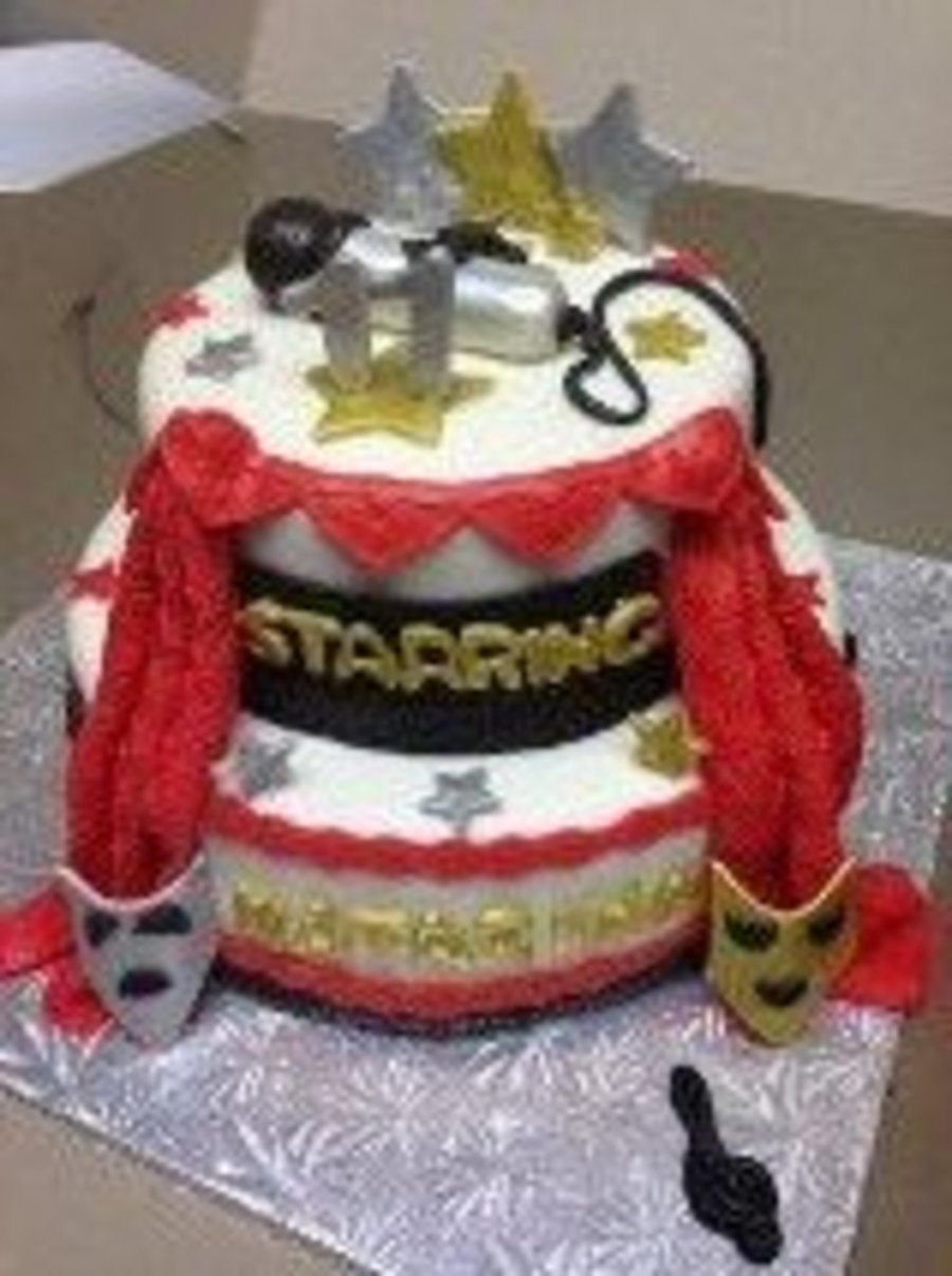 Theater Themed Birthday Cakes